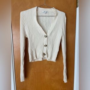 Madewell button up ribbed cardigan